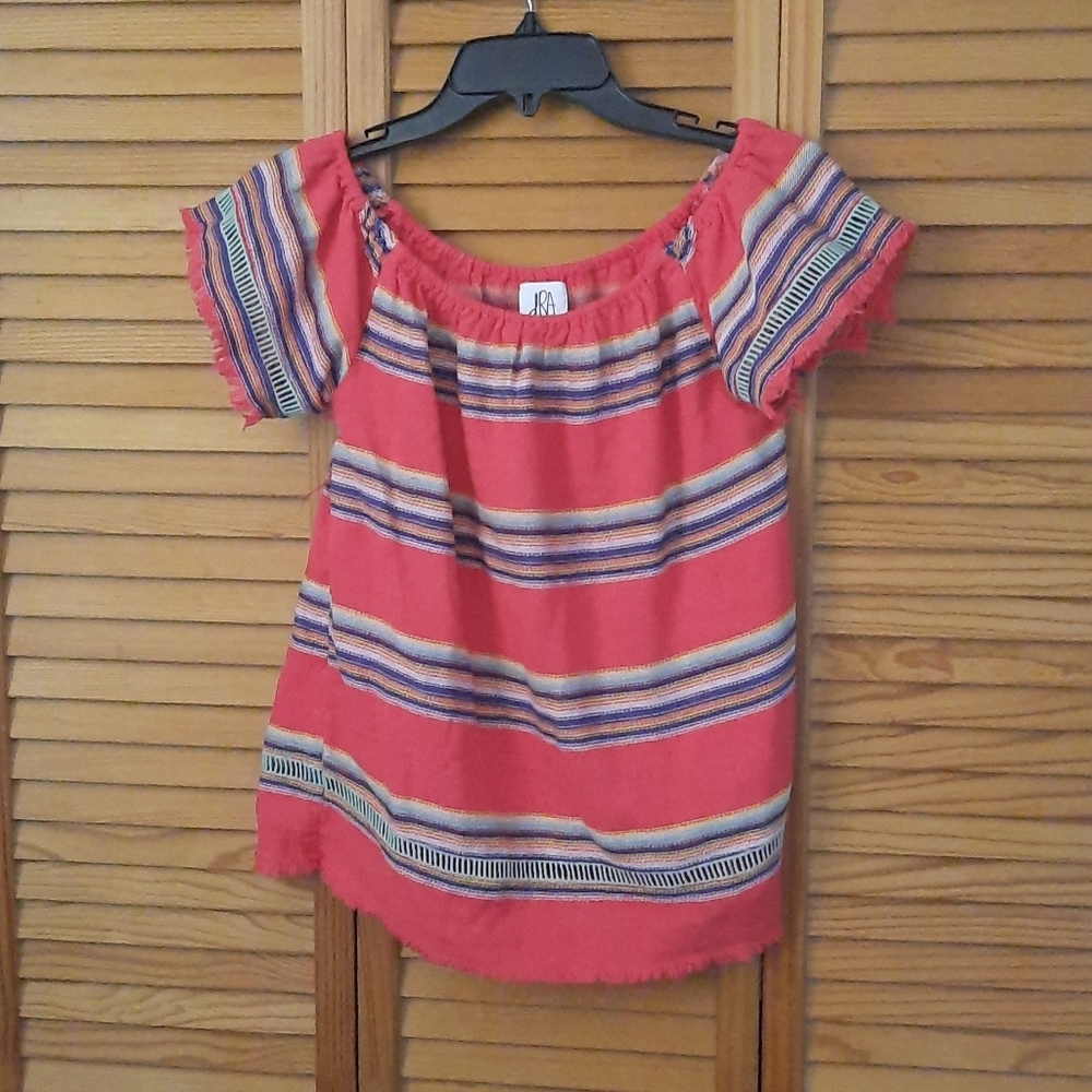 DRA Off the Shoulder Short Sleeve Tunic Size Small
